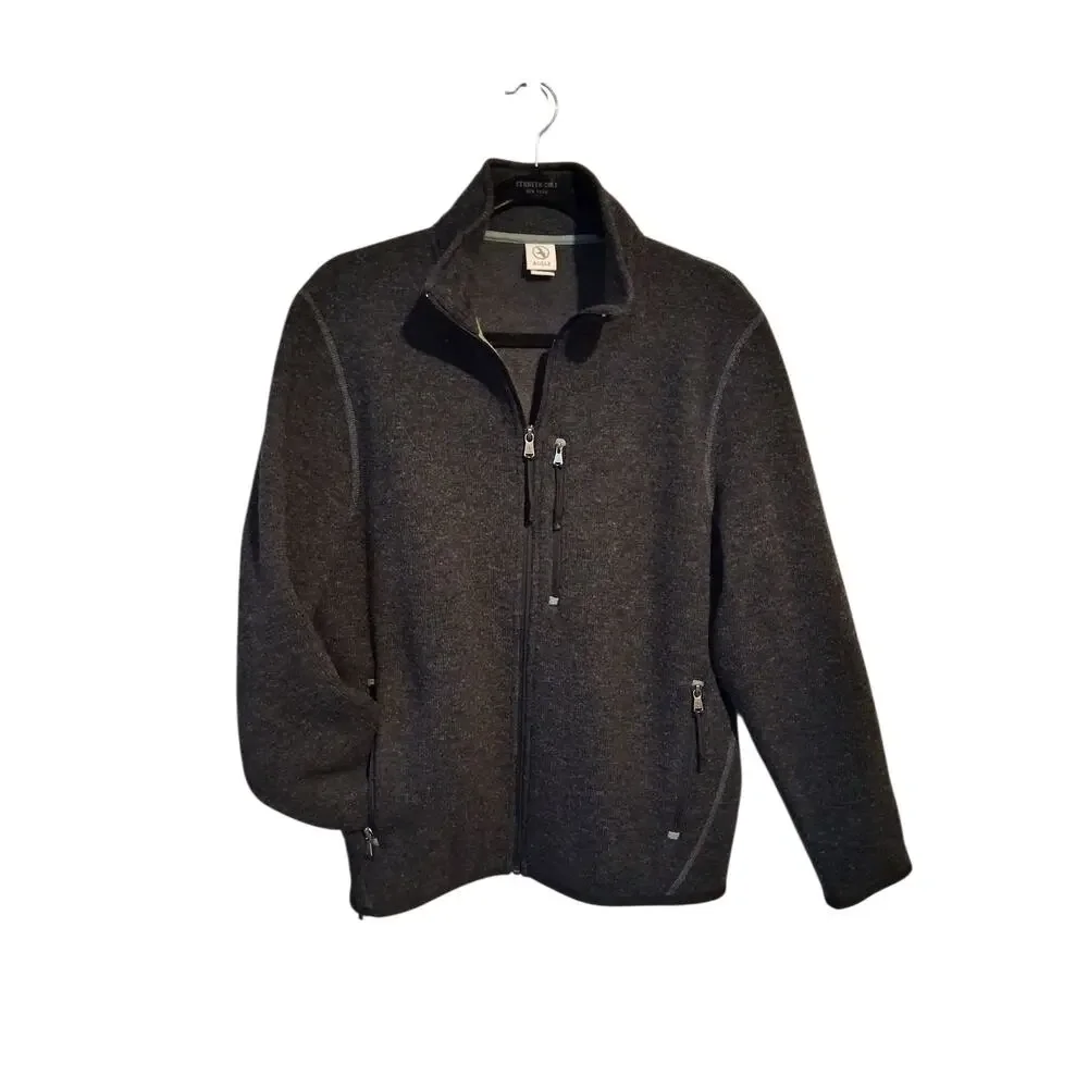 Aigle Mens size Medium Full Zip Wool Outdoors Outerwear‎ Hiking Gorpcore Jacket